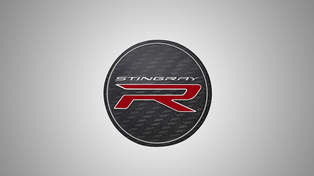centro de rin color negro Stingray para Chevrolet Corvette 2024, carro deportivo de lujo