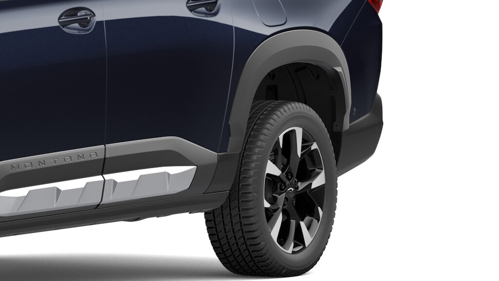 Fender flares para complementar el aspecto de los neumáticos de tu pickup compacta Chevrolet Montana 2024